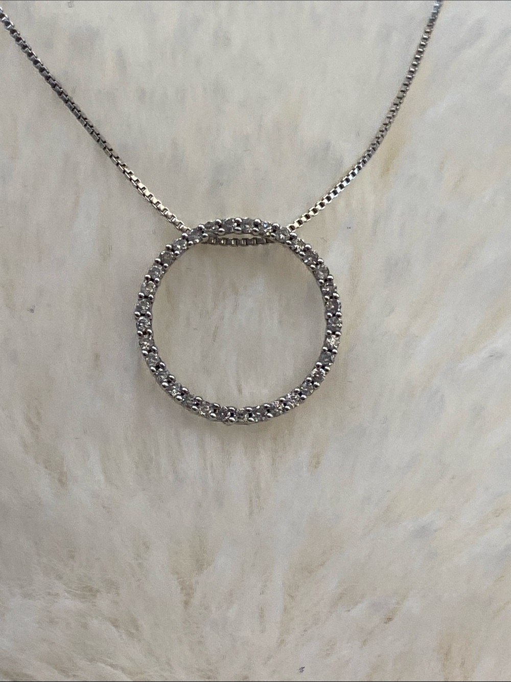 Diamond Circle Pendant